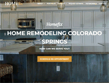 Tablet Screenshot of homefixcos.com